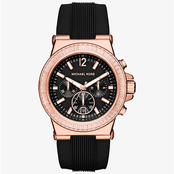 Michael Kors Dylan Stainless Steel Chronograph Watch - Picture 1 of 8